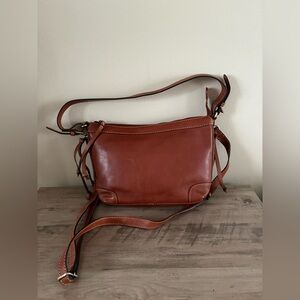 Brown Leather Crossbody Bag